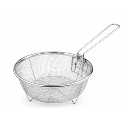 CESTO P/FRITURA INOX RED.C/ALÇA REGULAV.20CM MR481